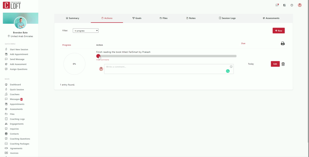General Functionalities