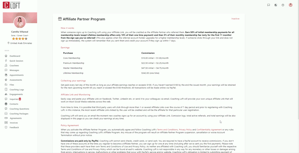General Functionalities