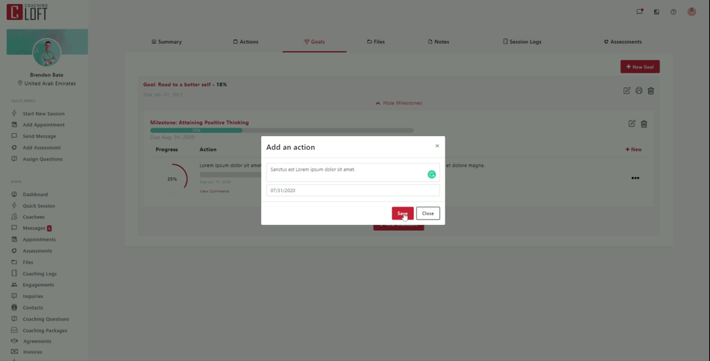 General Functionalities