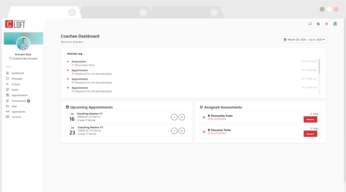 General Functionalities