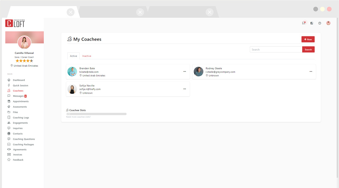 General Functionalities