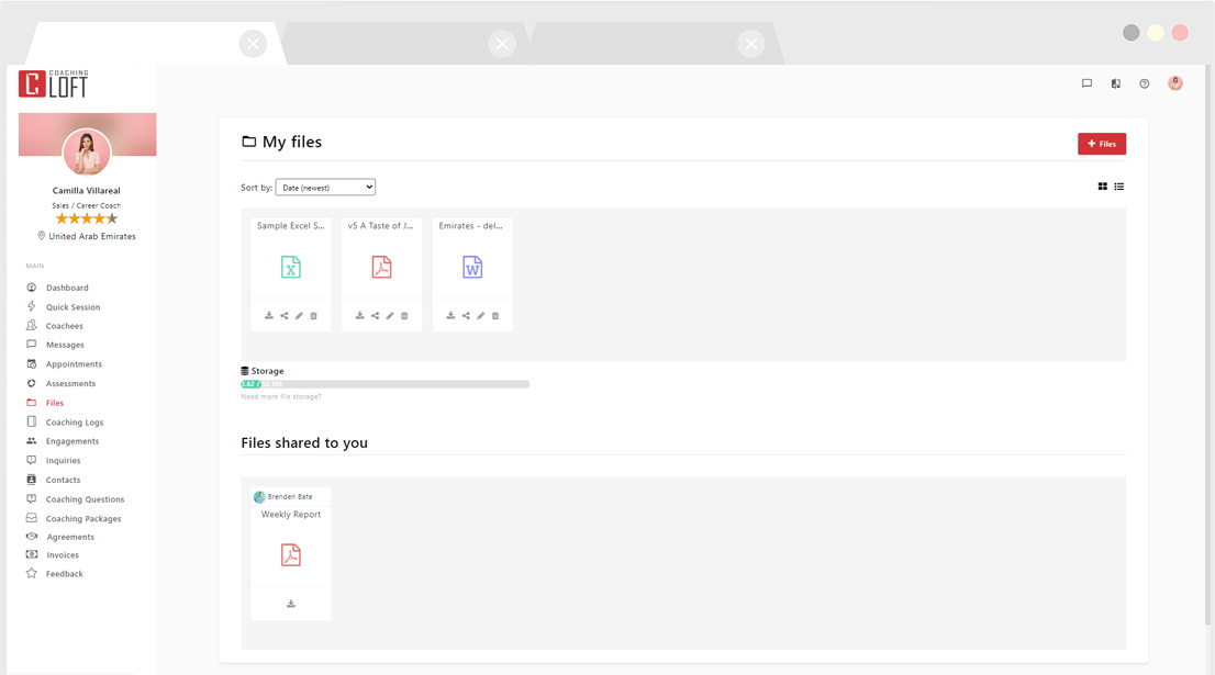 General Functionalities